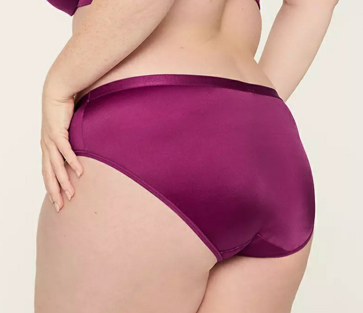 Lane Bryant Sexy Fushia Retro SHINE No-Show Hipster Panty Plus Size 10/12 0X