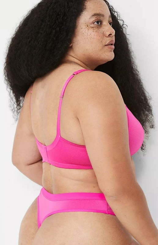 Lane Bryant Sultry Hot Pink High Waist French Cut Thong Plus Size 18/20 2X