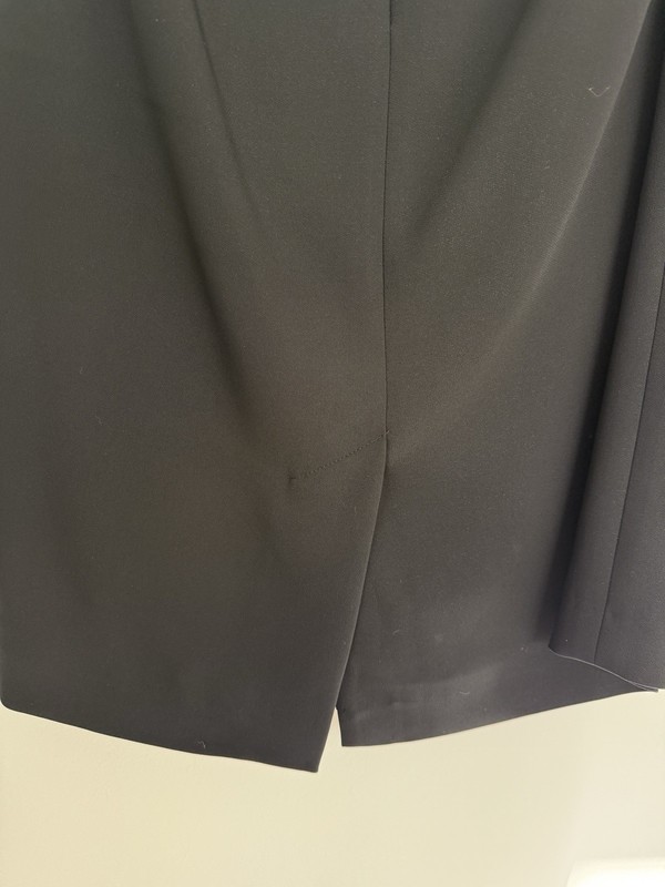 Lanvin Crepe Skirt Satin-trimmed Brand New