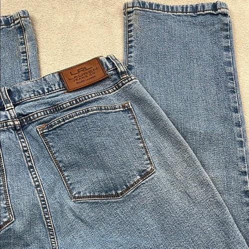 Lauren Ralph Lauren Jeans Co 8 P Classic Straight Blue Cotton Jeans 28" Inseam