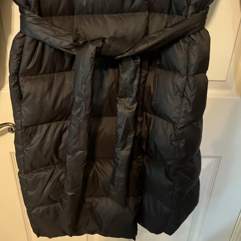 Lauren Ralph Lauren Knee Length Puffer Jacket Women’s S Black Belted See Descrip