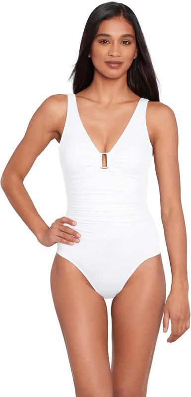 Lauren Ralph Lauren Ring-Detail Over-The-Shoulder White 8