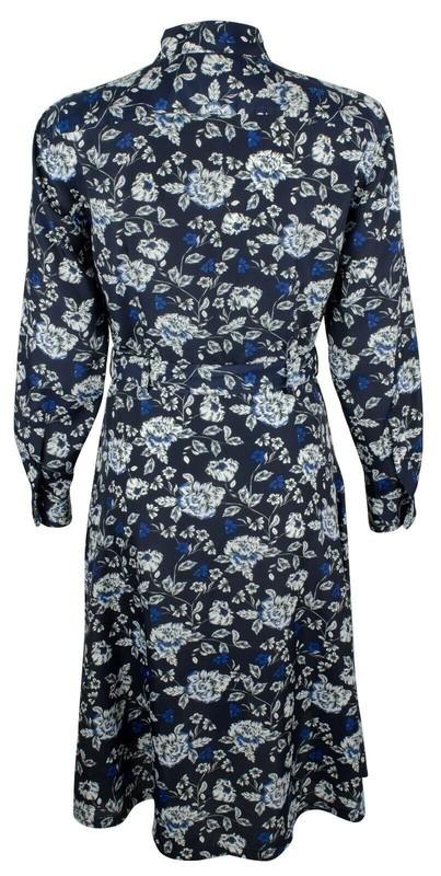 Lauren Ralph Lauren Women's Printed Crepe Shirtdress NM 16