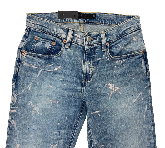 Lauren Ralph Lauren Women's Wash Paint Relaxed Taper Jeans (16/33)