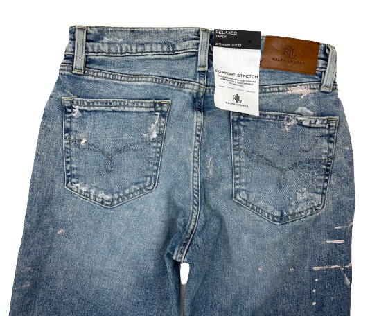 Lauren Ralph Lauren Women's Wash Paint Relaxed Taper Jeans (16/33)
