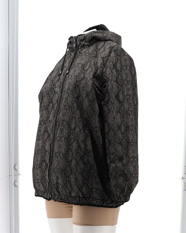 Laurier Reversible Faux Fur Blouson Coat Reptile Black 2X NWOT (306)
