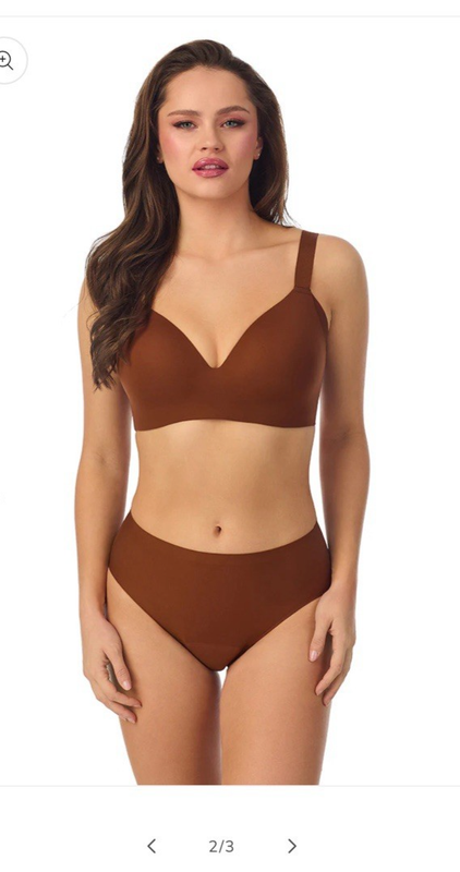 Le Mystere Smooth Shape 360 Smoother Wireless Bra 7719 EU Sizes C to G Bronzite