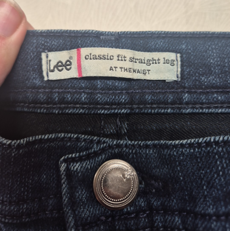 Lee Classic Fit Jeans Straight Leg Women's Blue Denim W32 L32