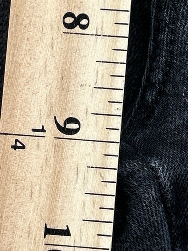 Lee Relaxed Fit Womens Sz 6 S Petite Designer Black Jeans Straight Ladies Casual