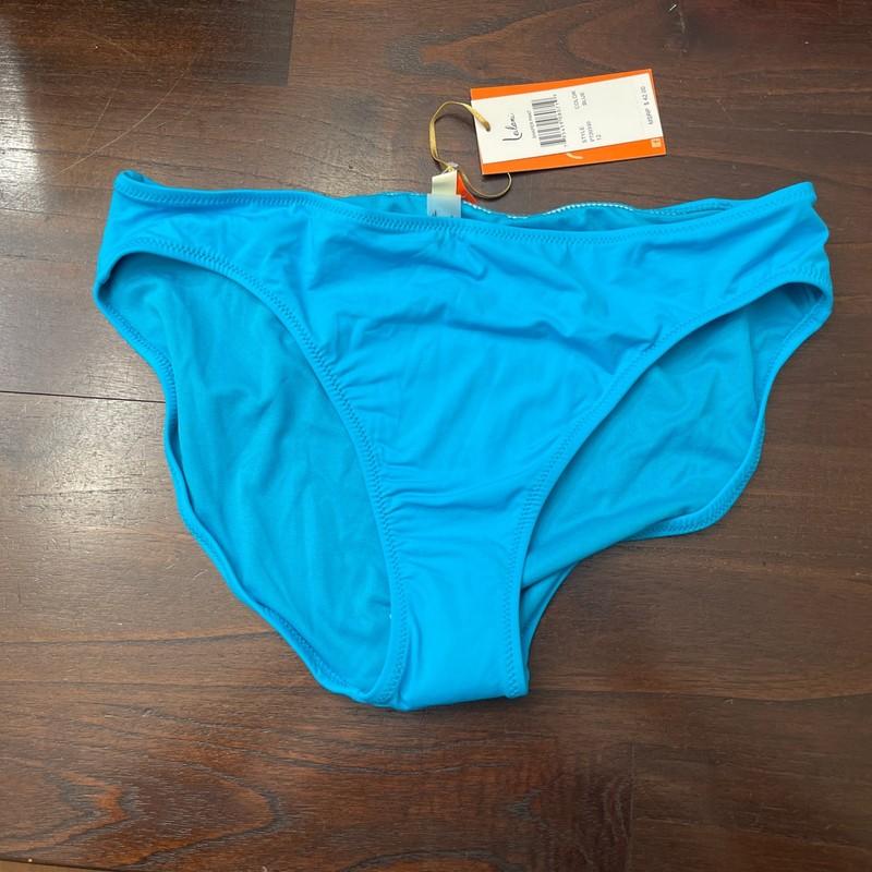 Leilani Blue Shaper bikini Bottom Size 12 359