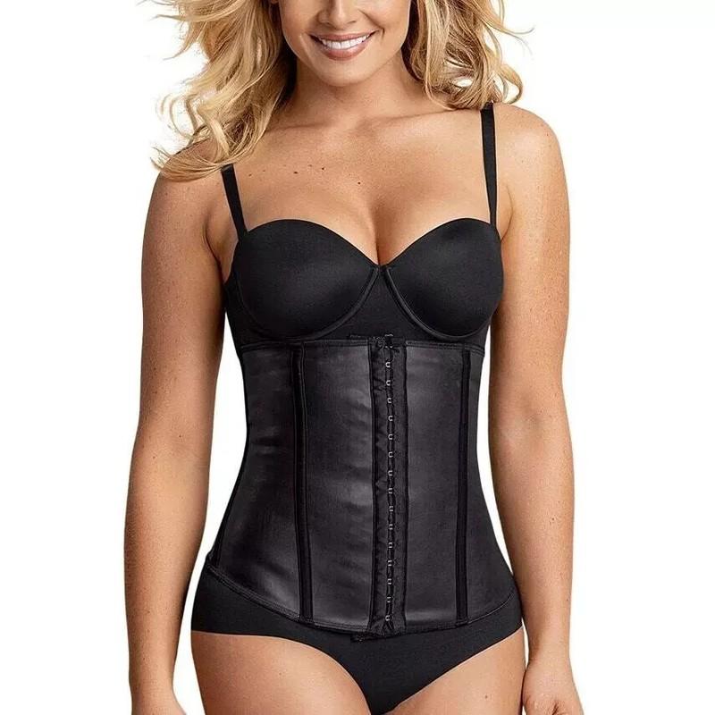 LEONISA Shapewear Latex Waist Trainer Extra Firm Compression 015791 NWT
