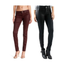 Level 99 Women's Forever Red Mid Rise Coated SKINNY Jeans Size 26/2