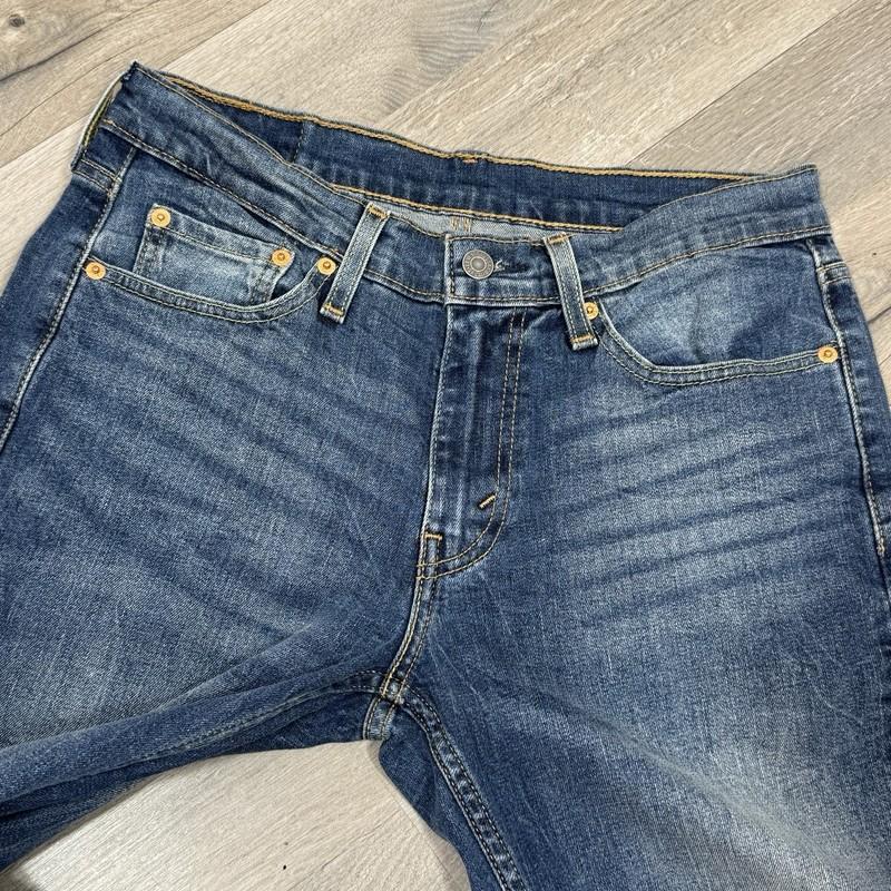 Levi’s 514 Jeans Women Size 30 Blue Custom Crop Straight Leg Mid Rise Relaxed