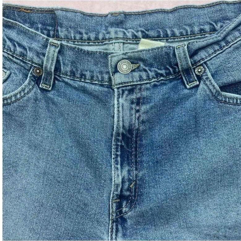 Levi's 517 Bootcut Jeans Medium 30 Distressed Stained Worn Vintage Y2K Tab Error