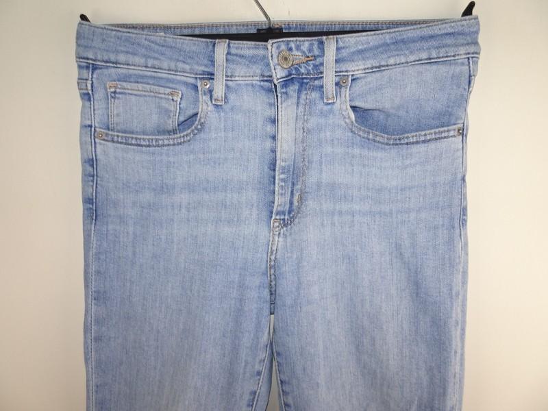 LEVI'S 721 Ladies Jeans High Rise SKINNY Blue Stretch Denim SIZE W27 L32 - LEVI