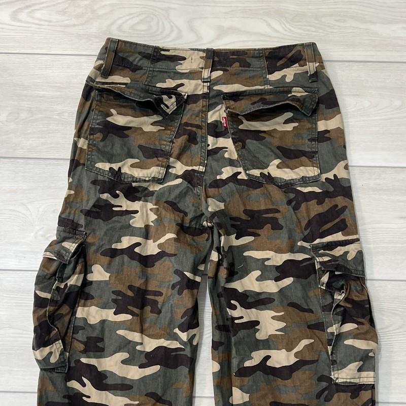 Levi's '94 Baggy High Waist Cargo Pants Women’s Camo Jeans Size 25