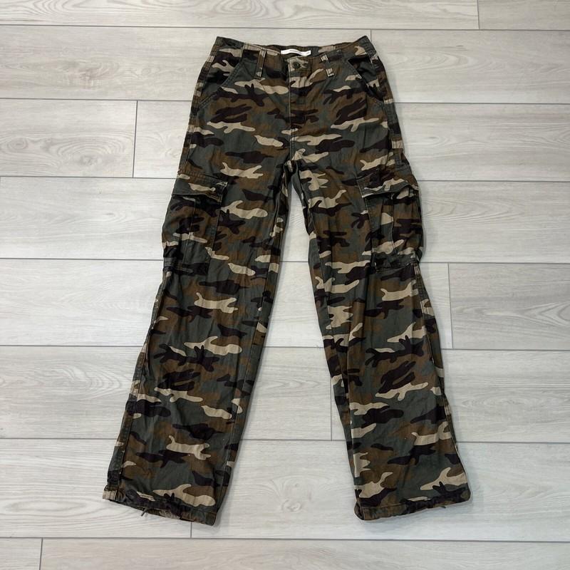 Levi's '94 Baggy High Waist Cargo Pants Women’s Camo Jeans Size 25