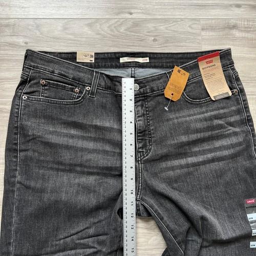 Levi's Boyfriend Womens Mid Rise Tapered Leg Gray Jeans Plus Size 20W
