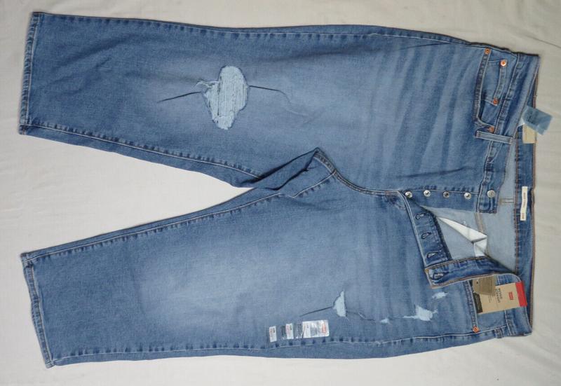 Levi's Jeans Women's Blue Wedgie Straight-Leg Jeans Pants Size 24W