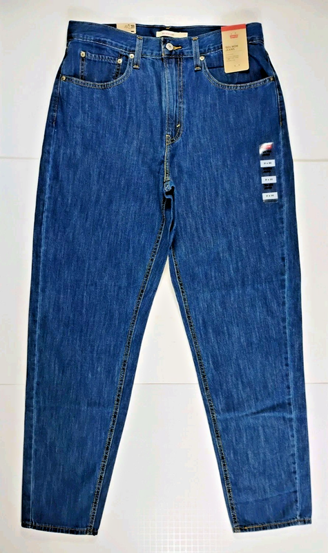 LEVI'S-NWT-Women's '80s Mom 100% Cotton Denim Blue Jeans-Size W31xL30
