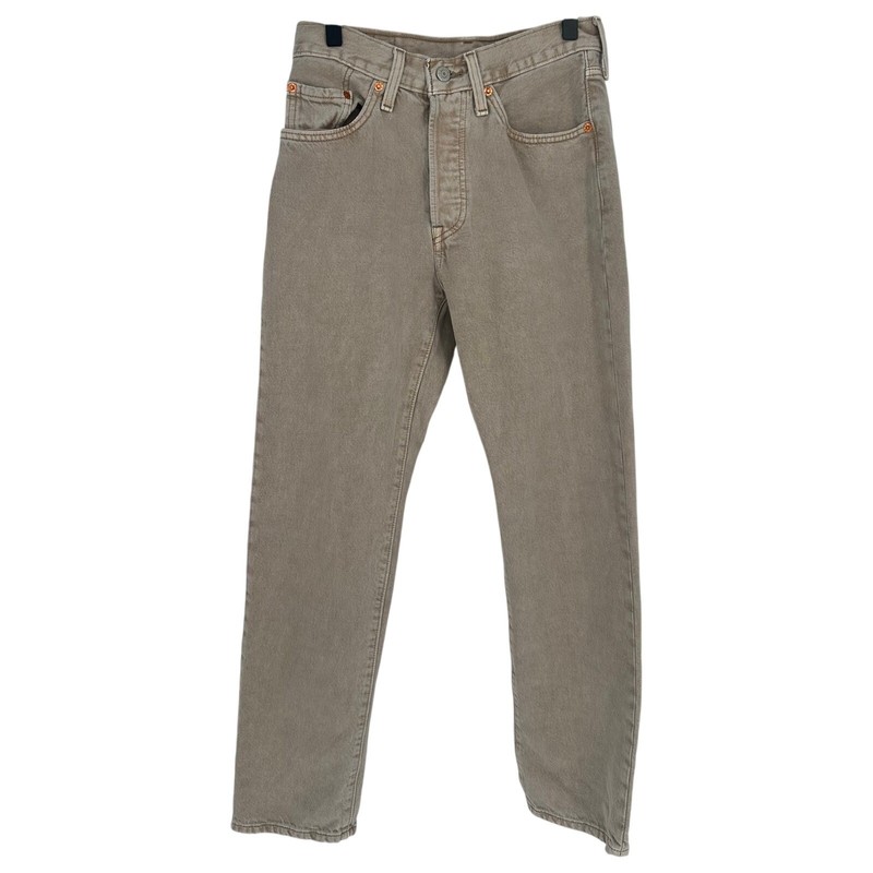 Levi's Premium 501 Jean Straight Leg High Waist Button Fly Casual Western 29