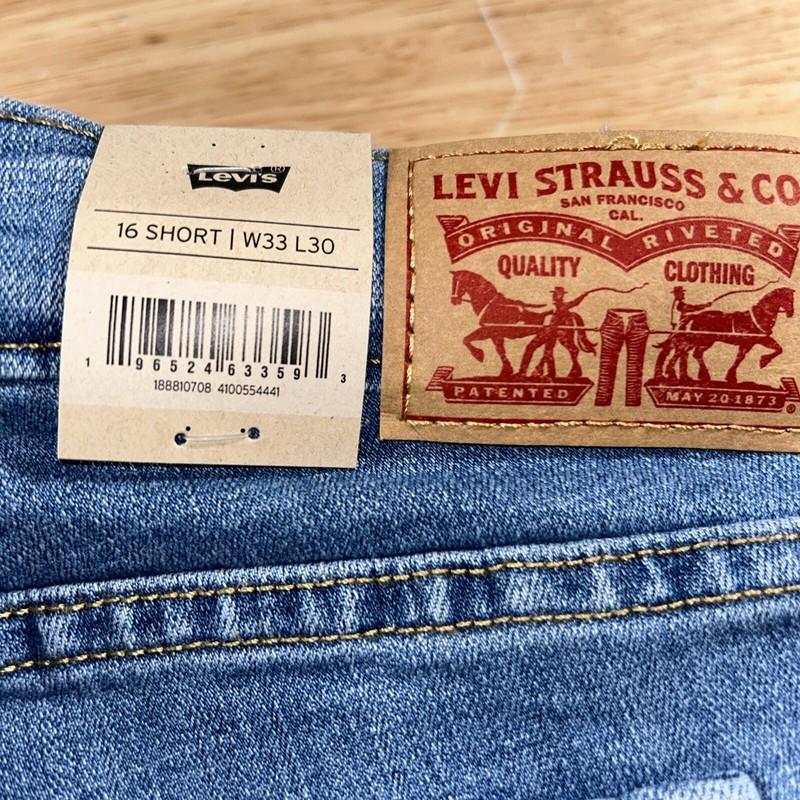 Levi's Women's 711 Skinny Jeans Color New Sheriff Med Wash 16 Short 33x30 NWT