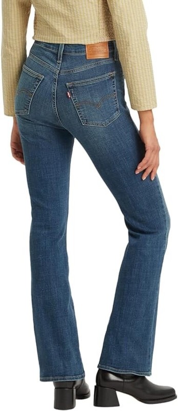 Levi's Women's 725 High-Rise Bootcut Worn-in Dark Indigo Jeans 28 X 30