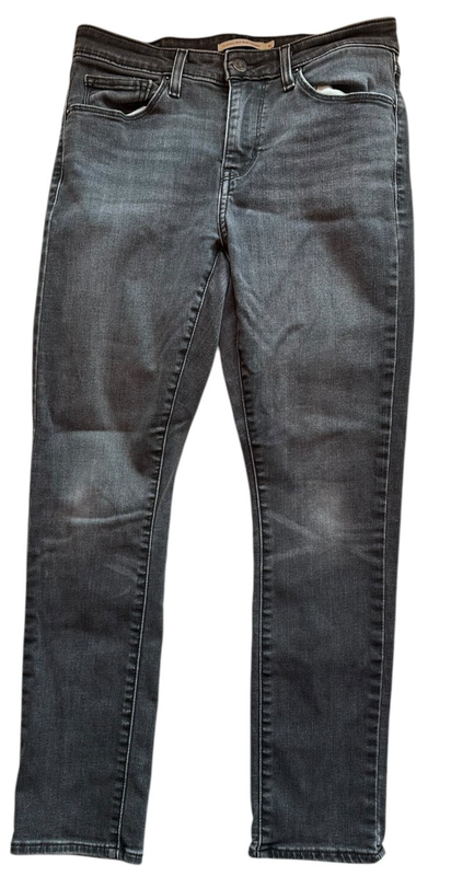 Levi's Women's Jeans Classic Mid-Rise Skinny Faded Black Size 6