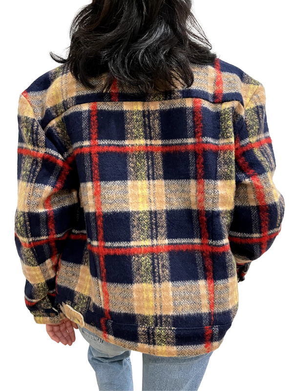 Levi's Women's Limited Edition Premium Wool Trucker Jacket - Plaid