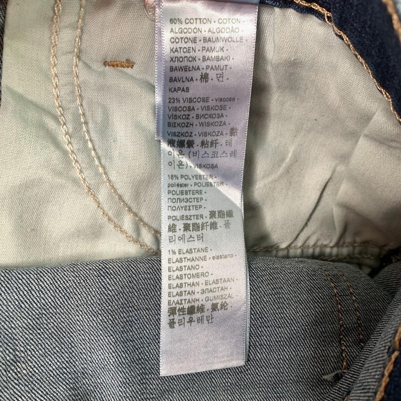 Levi's Women's Shorts 12 Mid Length Blue Jean Denim Cuffed Shorts 12 W31