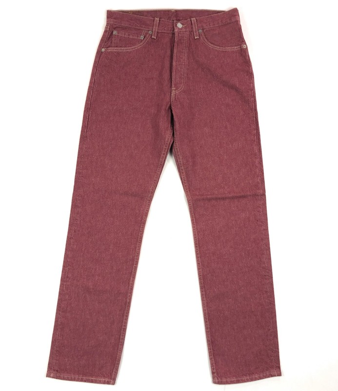 Levis 501 For Women 33x32 Red Jeans Button Fly Straight Leg Vintage Made In USA