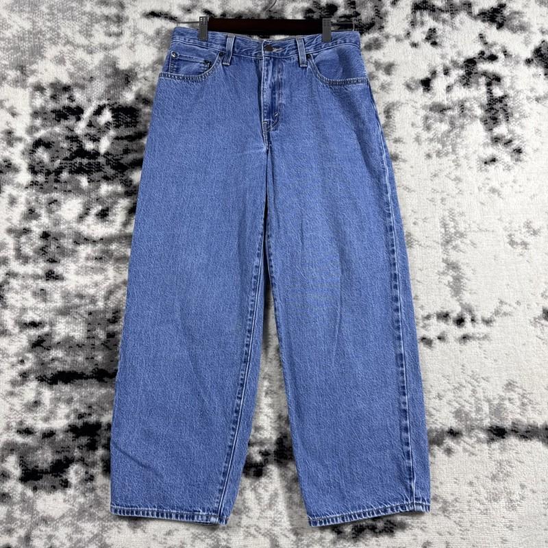 Levis Baggy Dad Jeans Womens Size 27 Y2K Skater Hippie Mid Rise Baggy