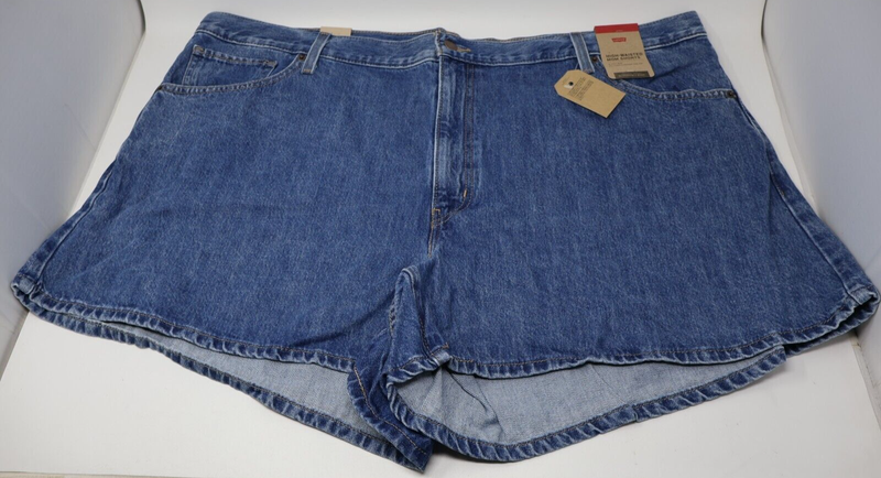 Levis Levi Strauss High Waisted Mom Jean Shorts 26w Women