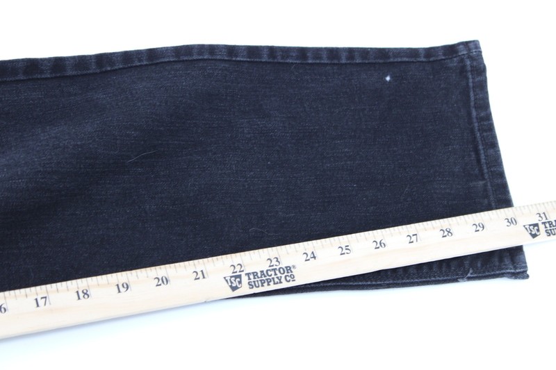 Levis Perfect Waist Straight Leg 525 Jeans Womens 8 Black Mid Rise