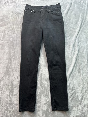 Levis Womens Sz 8 Designer Black Jeans Perfectly Slimming Skinny Stretch Ladies