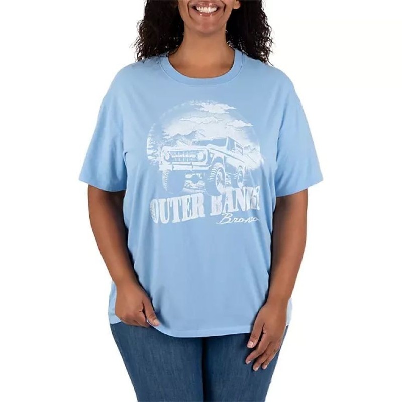 Licensed Women's Relaxed Fit Graphic Short Sleeve Tee