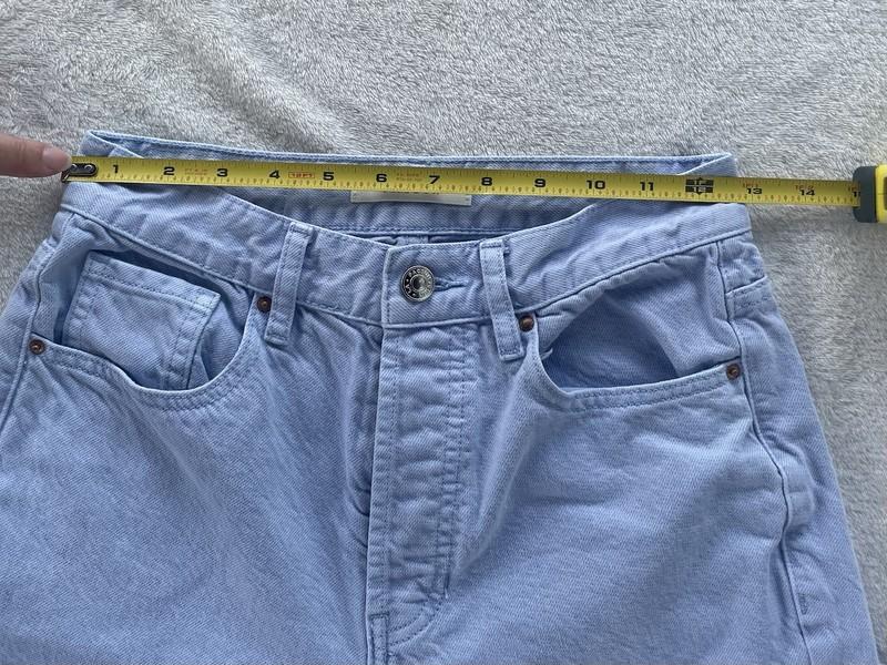 Light Blue Button Fly PACSUN Dad Jean Straight Leg Women’s Size 25