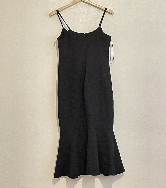 LIKELY Sleeveless Ruffles Midi Dress Size: 6