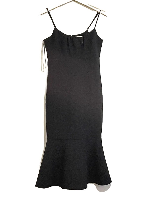 LIKELY Sleeveless Ruffles Midi Dress Size: 6