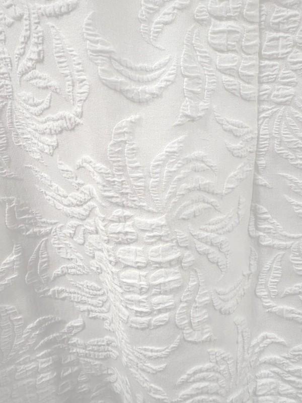 Lilly Pulitzer Madden Pineapple White Jacquard Textured Sleeveless Dress Size 10
