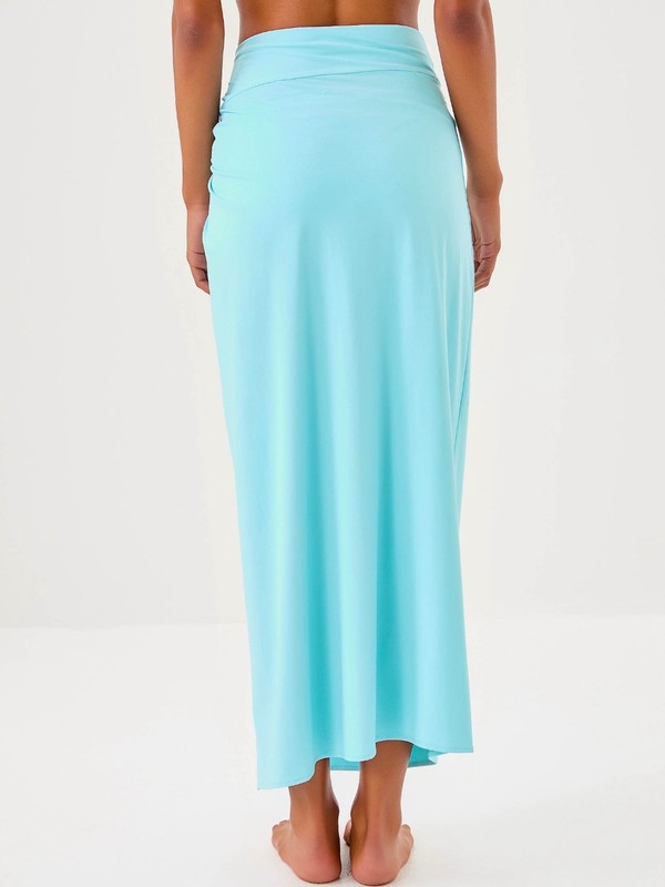 Lilly Pulitzer NWT Leevy Sarong Cover-Up Fresh Water Blue Size L XL