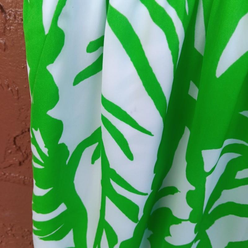 Lilly Pulitzer X Target Jumpsuit Womens Medium Green White Palm Print Sleeveless
