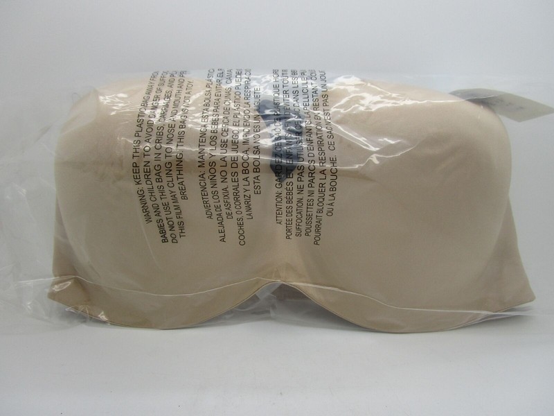 LILYETTE By BALI 42C Strapless Bra With Convertible Straps 42C "Body Beige" NIP