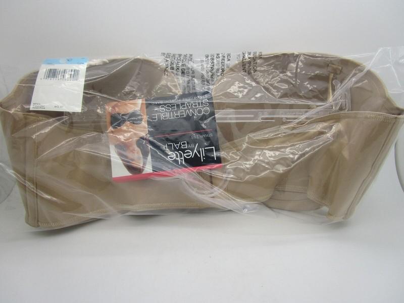 LILYETTE By BALI 42C Strapless Bra With Convertible Straps 42C "Body Beige" NIP