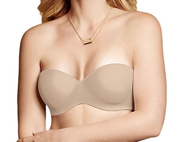 LILYETTE by BALI 42C Strapless Bra with Convertible Straps 42C "Body Beige" NIP