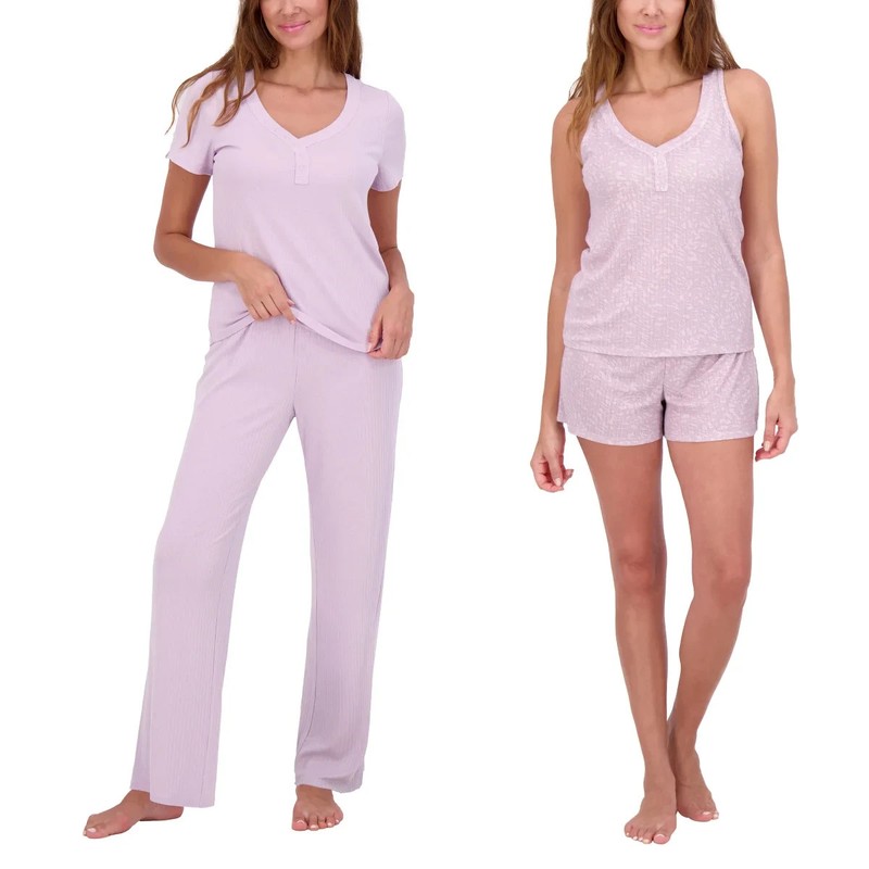 Live2Lounge Women’s 4-piece Pointelle Lounge Set K23