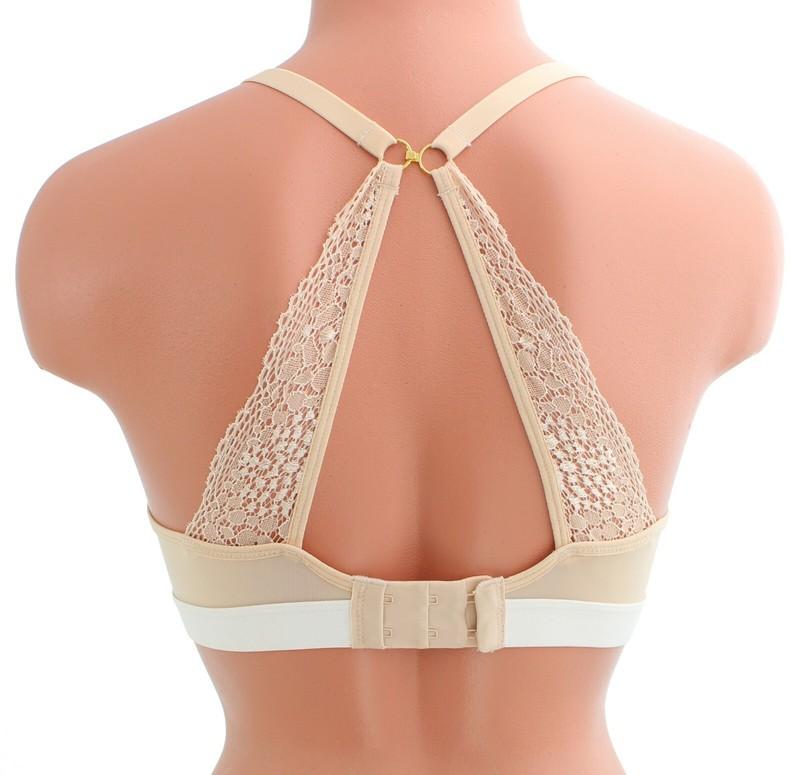 Lively Wired Bra 42582 Convertible Straps Elastic Band Back Lace Detailing