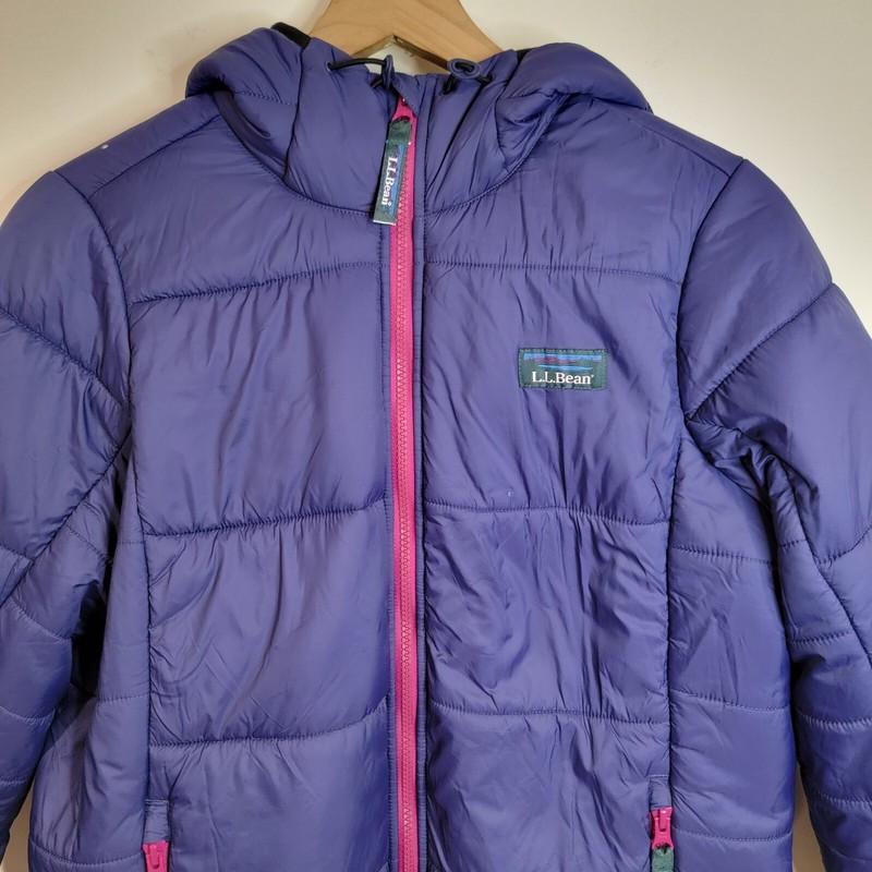 LL. Bean Katahdin Women’s Medium Primaloft Puffer Jacket Purple Coat