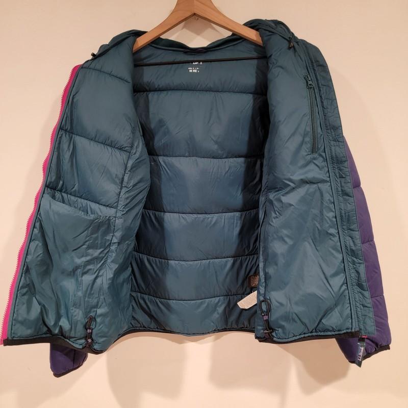 LL. Bean Katahdin Women’s Medium Primaloft Puffer Jacket Purple Coat