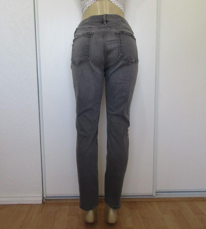 LOFT Ann Taylor Womens Size 12 Gray Jeans Modern Skinny Denim